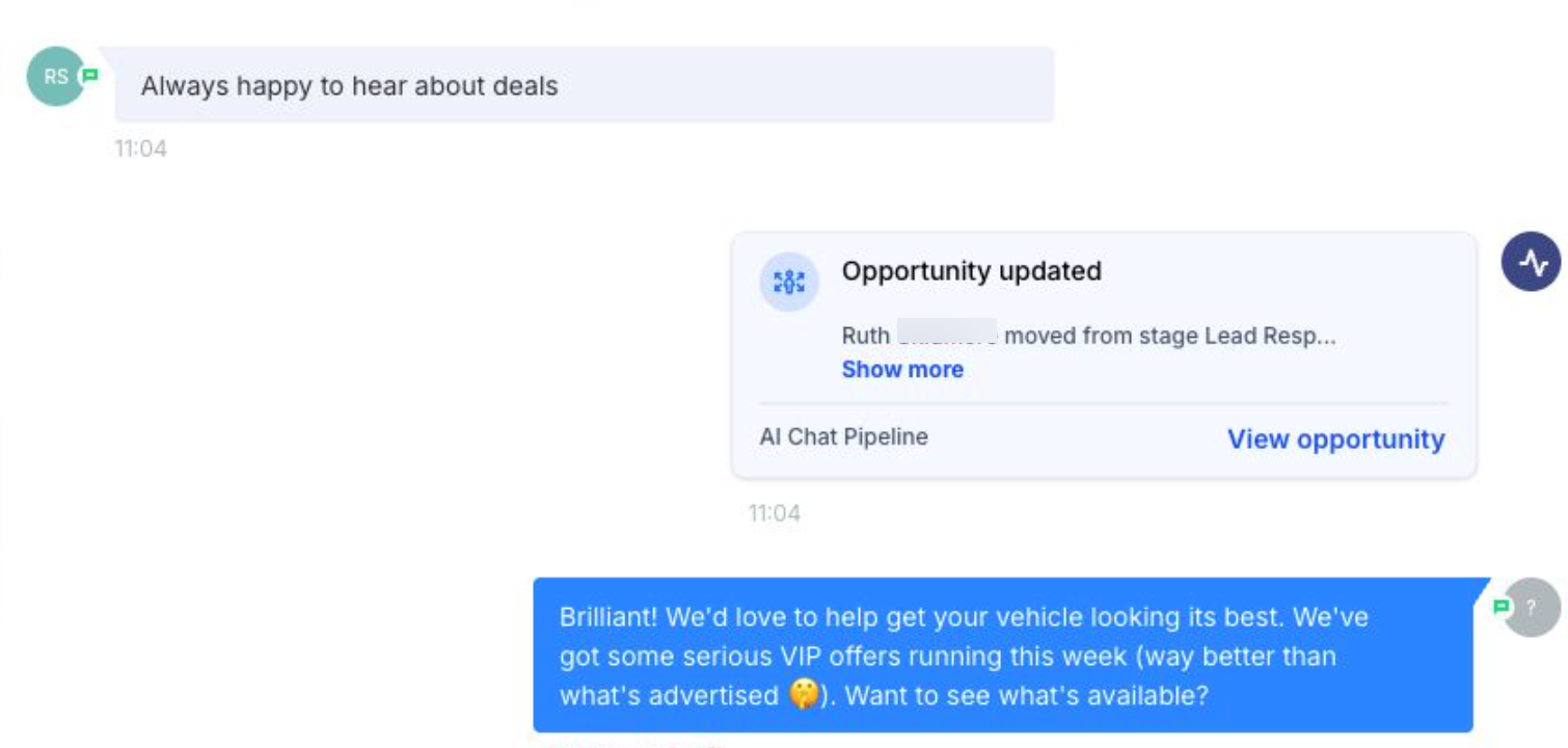 Ruth: 'Always happy to hear about deals'